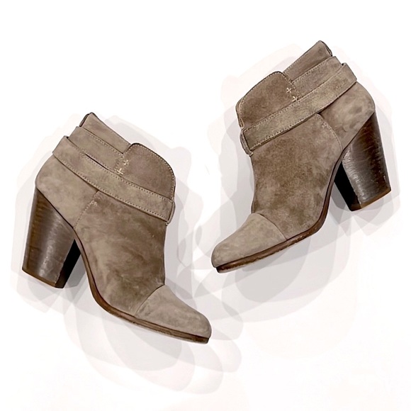 Rag & Bone Harrow Suede Leather Ankle Bootie - Picture 10 of 11